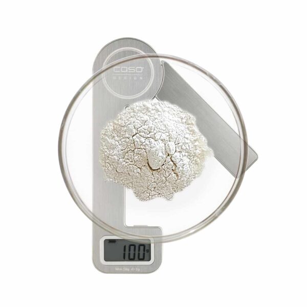 Cantar de bucatarie digital, Caso Germany, Kitchen Ecostyle, 5 kg, inox