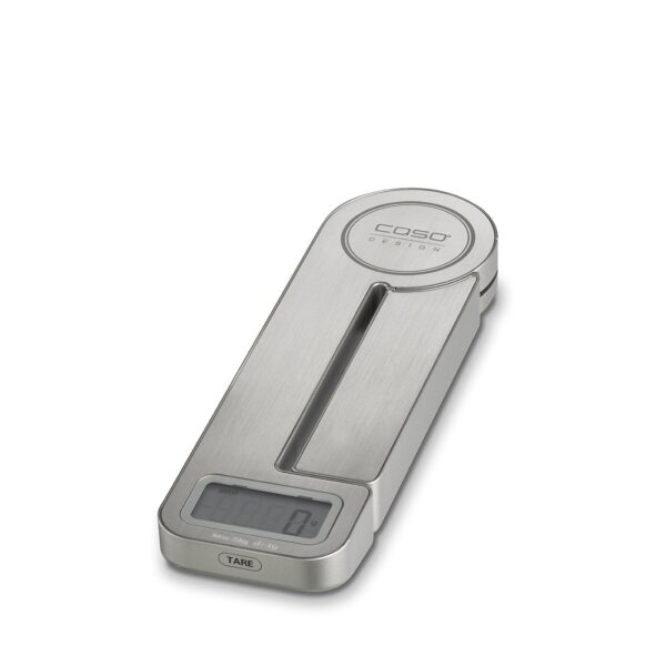 Cantar de bucatarie digital, Caso Germany, Kitchen Ecostyle, 5 kg, inox