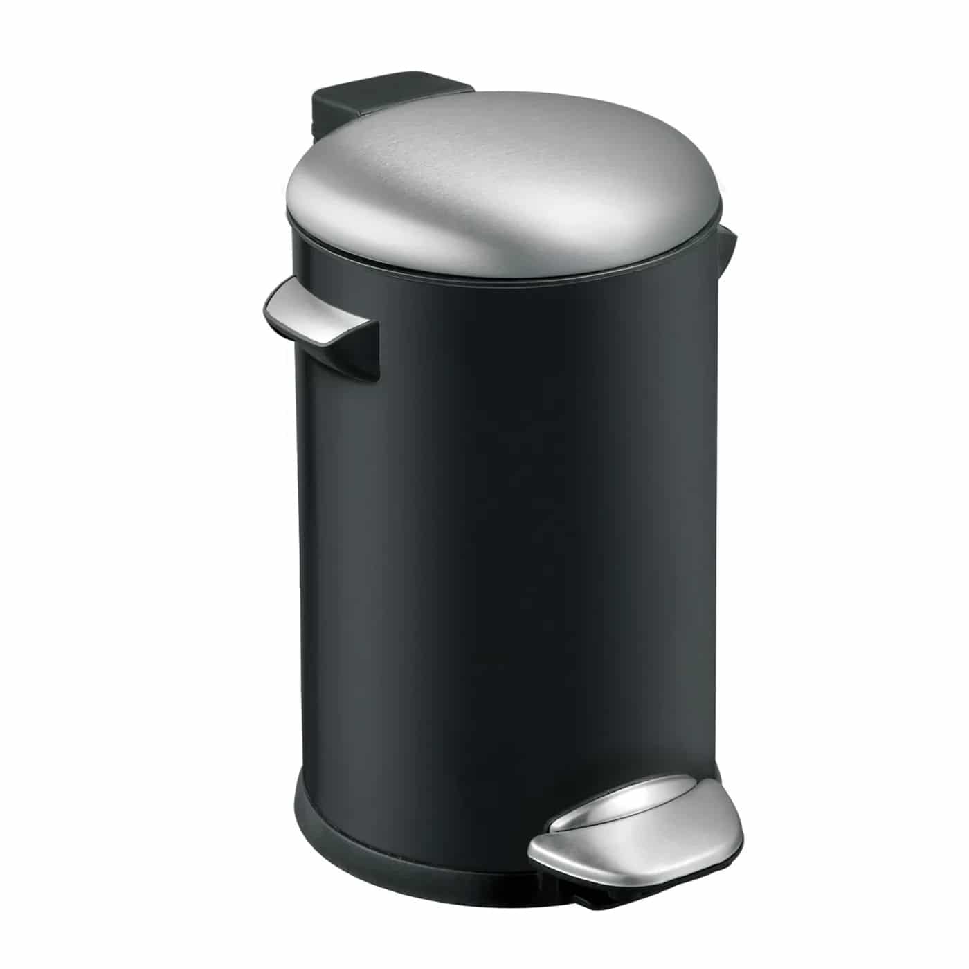 Cos de gunoi cu pedala, EKO, Belle Deluxe, 20 litri, 1 compartiment, negru