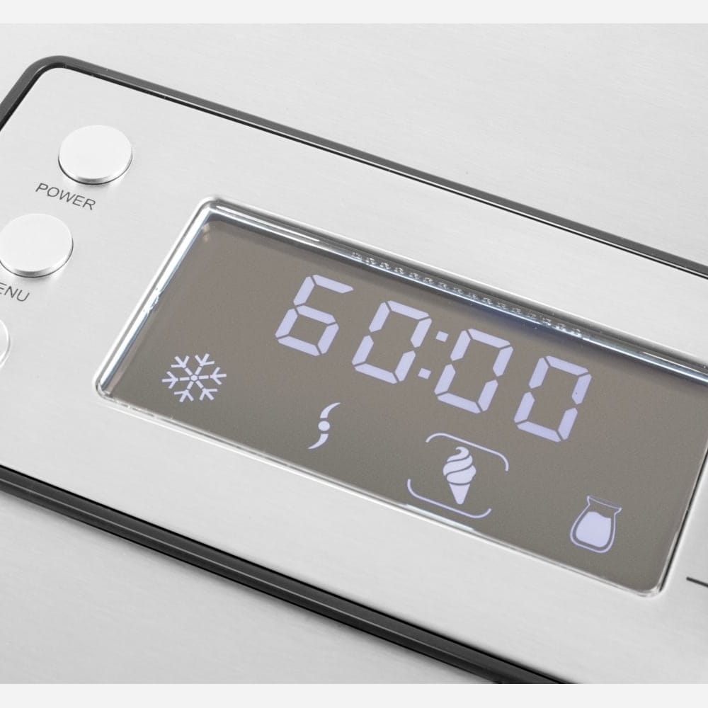 Masina de inghetata cu compresor, Caso Germany, IceCreamer, 2 litri, inox