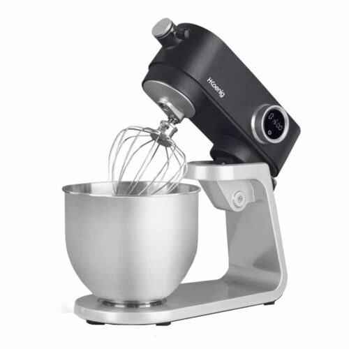 Mixer cu bol, H.Koenig, KM120, 5 litri, 800 W, negru