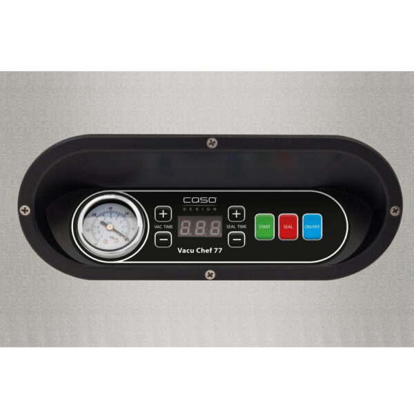 Aparat de vidat cu camera, Caso Germany, VacuChef 77, vidare uscata/umeda/lichida, inox