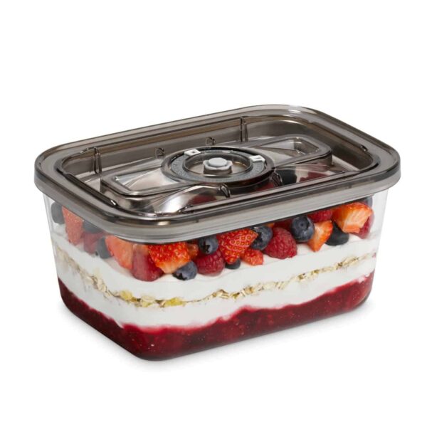Set 3 caserole pentru vidat, 2x500 + 1500 ml, Caso Germany, VacuBoxx Eco-Set