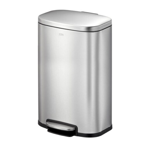 Cos de gunoi cu pedala, EKO, Oli-Cube, 20+20 litri, 2 compartimente, inox