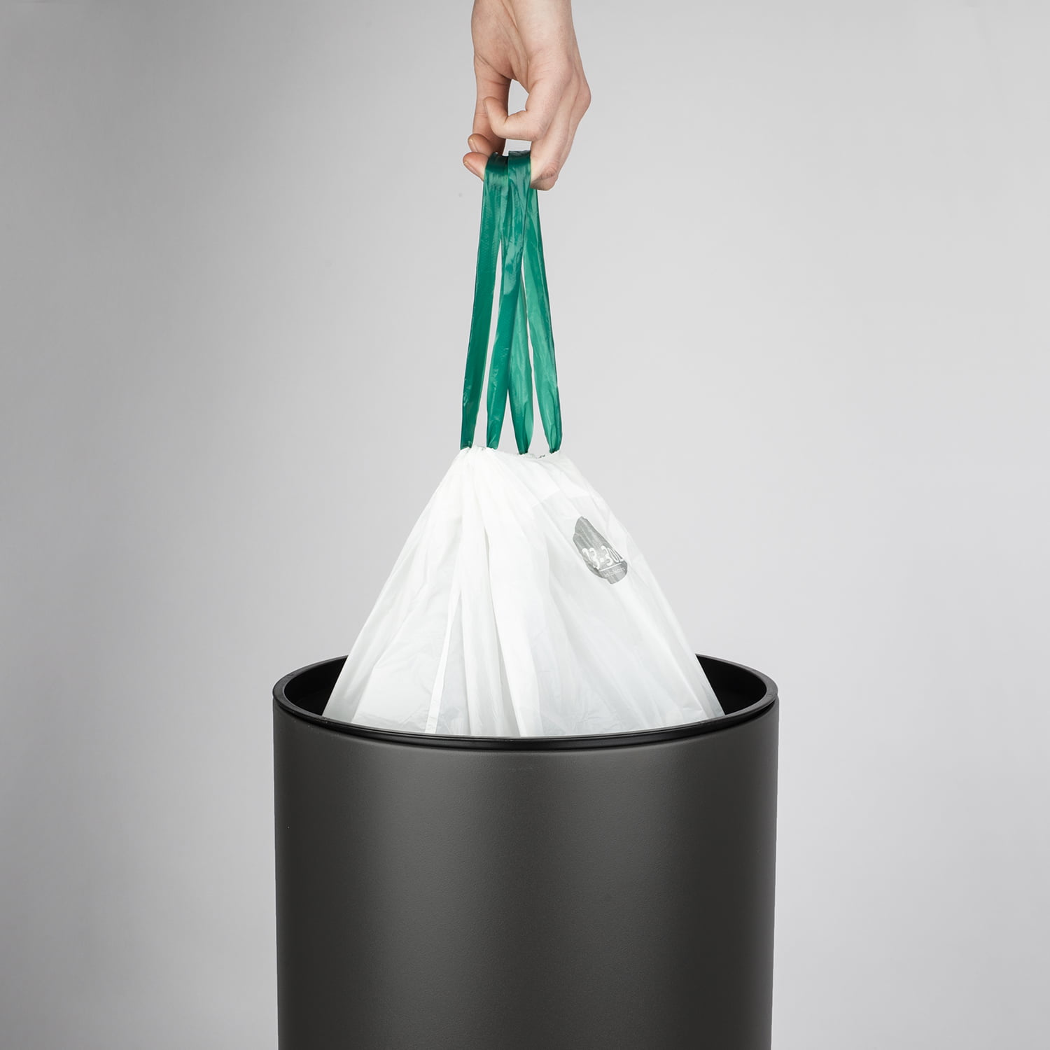 Cos de gunoi cu senzor, Les Collectors, N347, 42 litri, 1 compartiment, gri