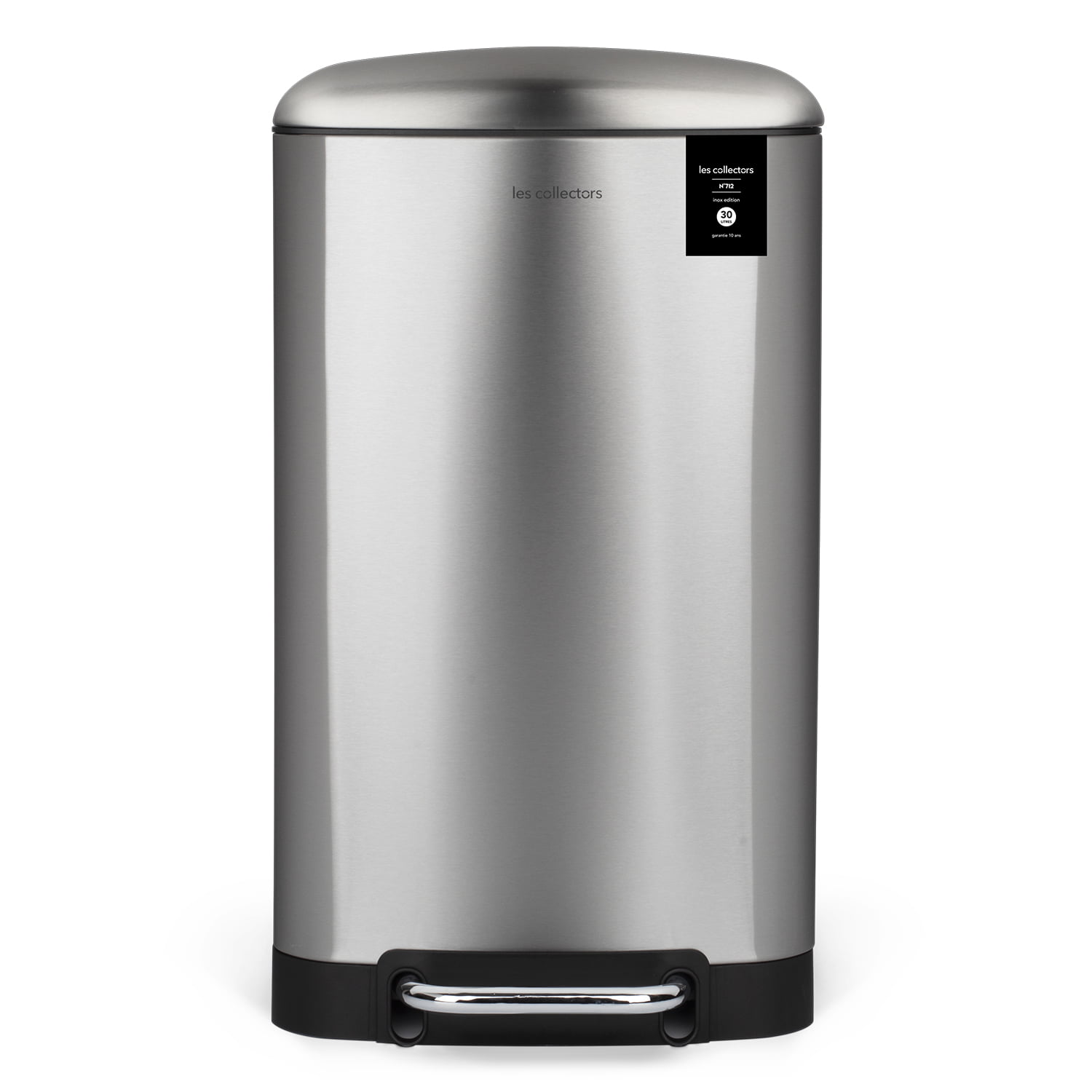 Cos de gunoi cu pedala, Les Collectors, N712, 30 litri, 1 compartiment, inox