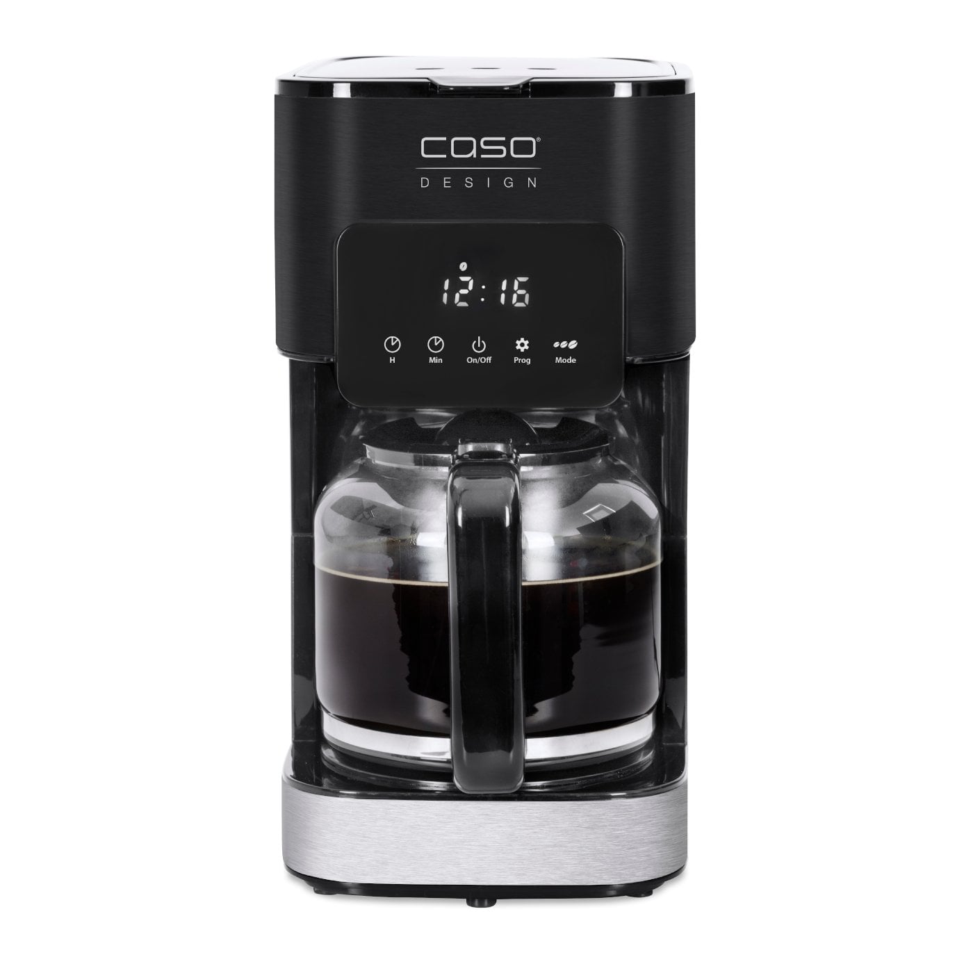 Cafetiera programabila, Caso Germany, Coffee Taste & Style, 12 cani, inox