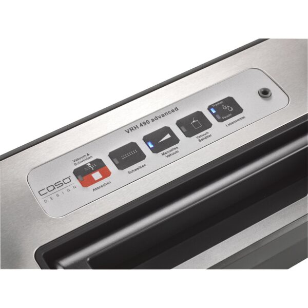 Aparat de vidat, Caso Germany, VRH 490 Advanced, vidare uscata/umeda, inox