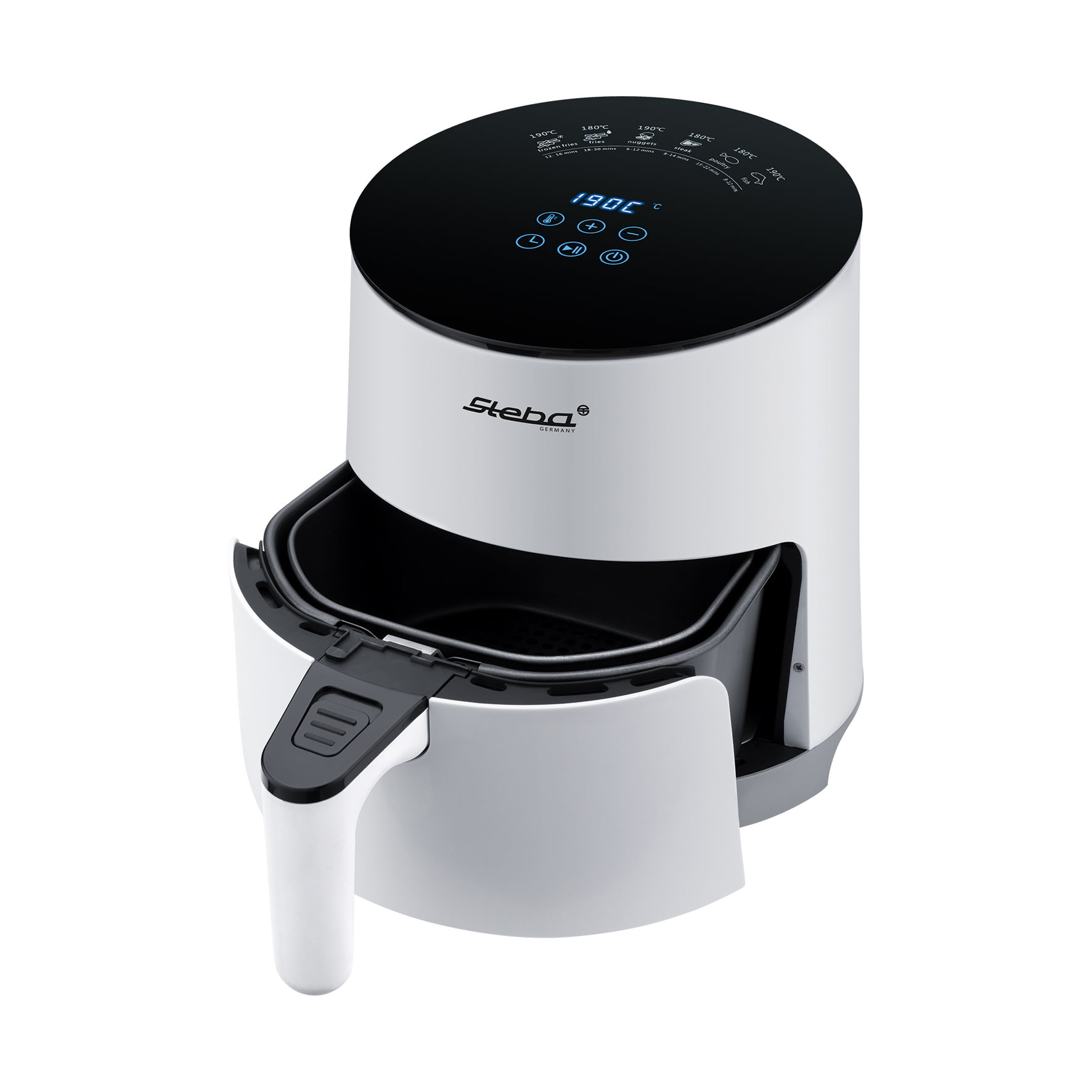 Friteuza cu aer cald Air Fryer, Steba Germany, HF1000, 1500 W, 3.5 litri, alb