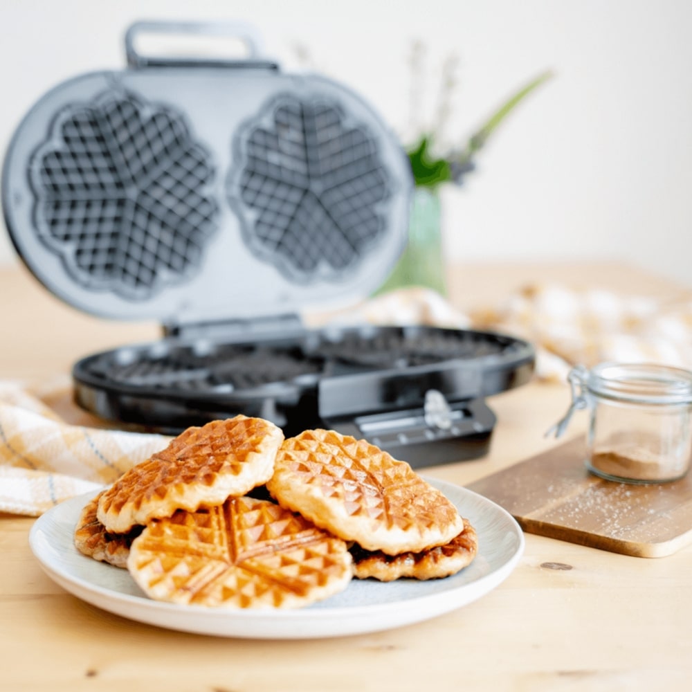 Aparat de preparat vafe si gofre, Steba Germany – WE 2, negru