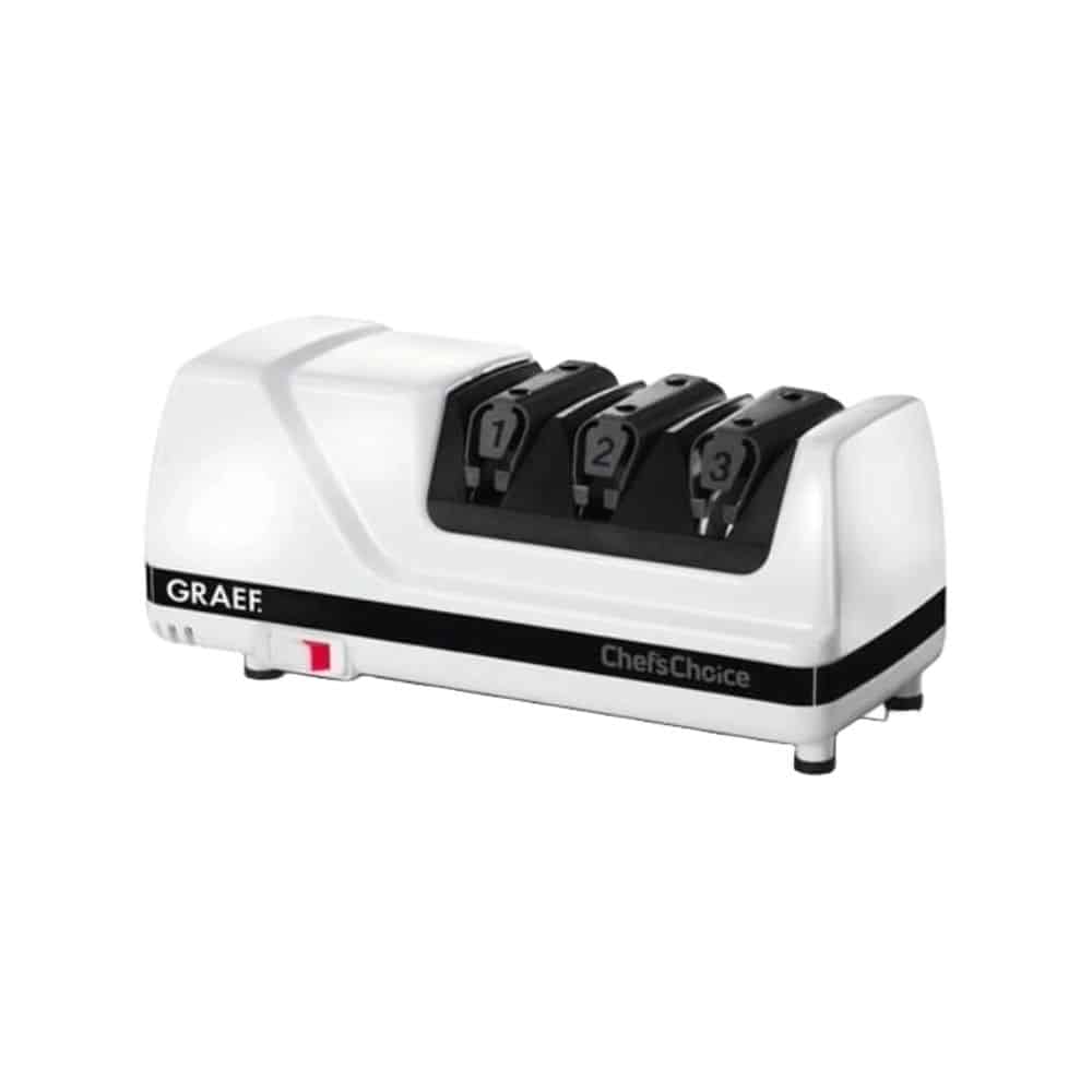 Ascutitor electric pentru cutite, Graef - CC120, alb