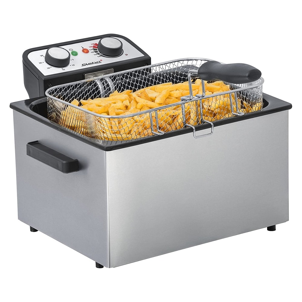 Friteuza cu ulei, Steba Germany – DF300, argintiu