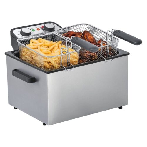 Friteuza cu ulei, Steba Germany – DF300, argintiu