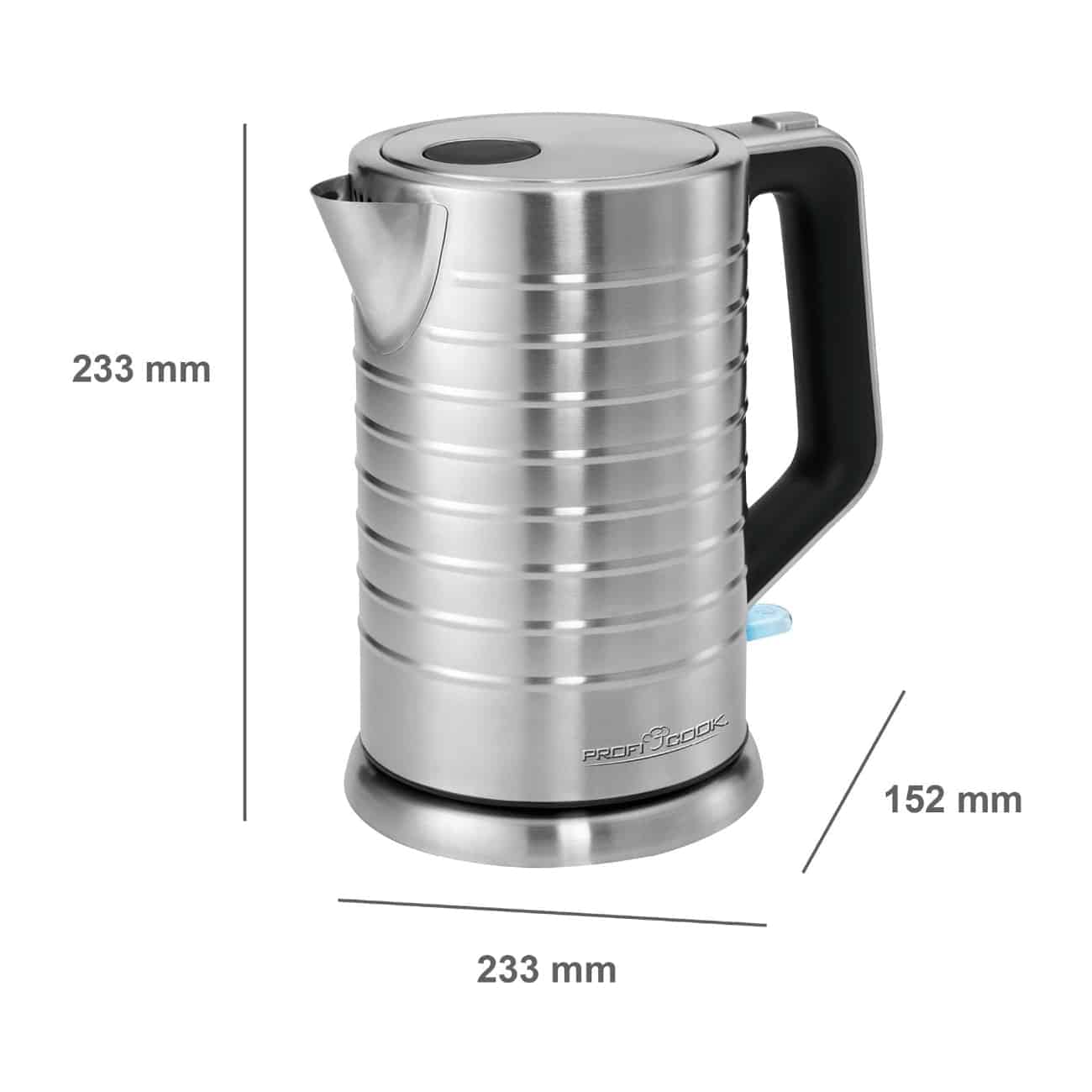Fierbator apa, ProfiCook, PC-WKS1119, 1.7 litri, 2200 W, inox