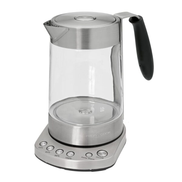 Fierbator apa cu infuzor, ProfiCook, PC-WKS1020G, 1.7 litri, 3000 W, inox