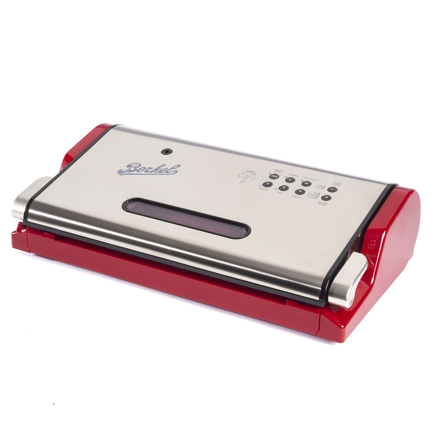 Aparat de vidat si sigilat, Berkel, Vacuum & Sealer, vidare uscata/umeda/marinare, rosu