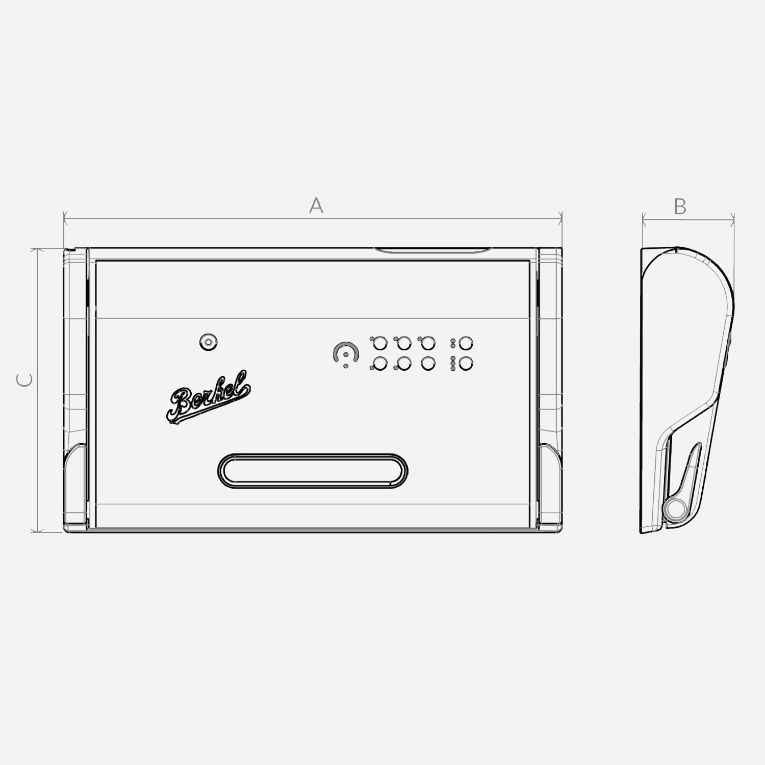 Aparat de vidat si sigilat, Berkel, Vacuum & Sealer, vidare uscata/umeda/marinare, rosu