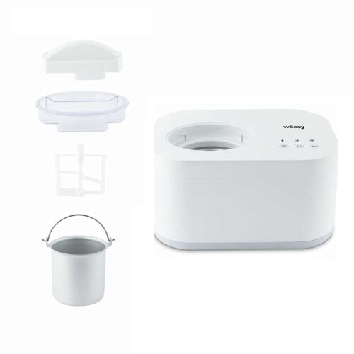 Masina de inghetata cu compresor, Weasy, YUM135, 1 litru, alb