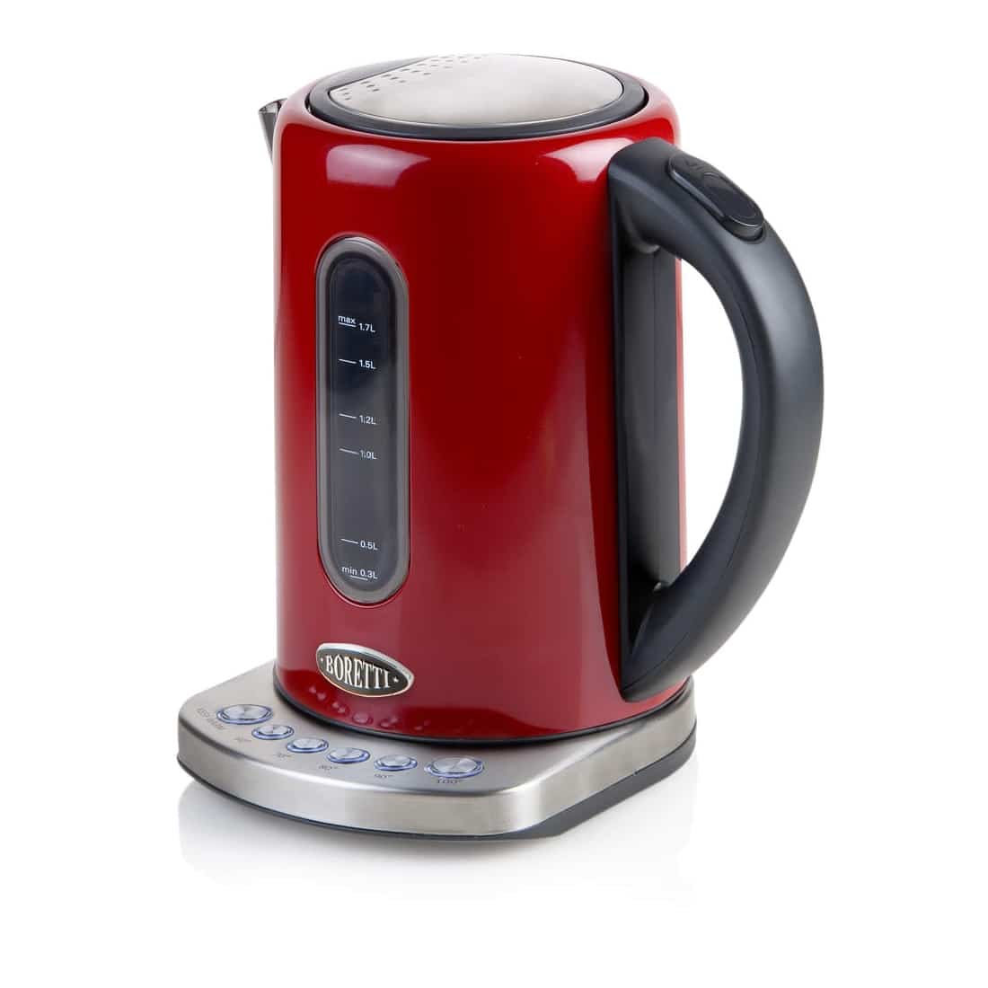 Fierbator apa, Boretti, B511, 1.7 litri, 2200 W, rosu