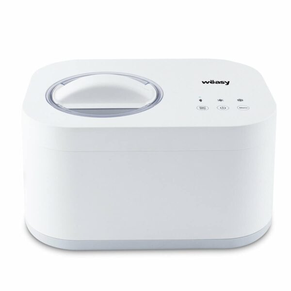 Masina de inghetata cu compresor, Weasy, YUM135, 1 litru, alb