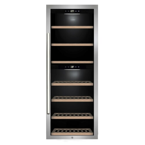 Racitor de vinuri Dual Zone, 126 sticle, Caso Germany, WinePremium 126 Smart, inox