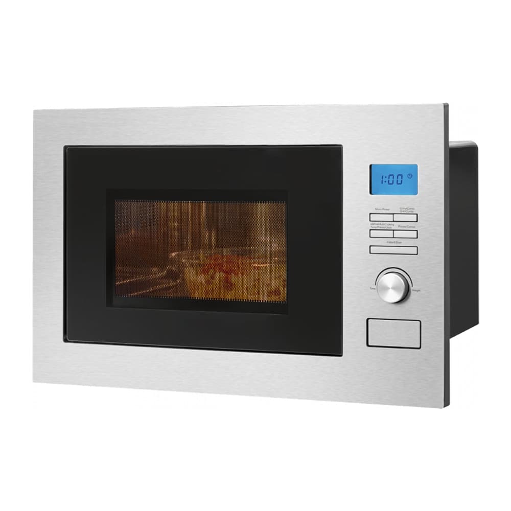 Cuptor cu microunde 3in1 incorporabil, 25 litri, Bomann, MWG3001HEB, inox