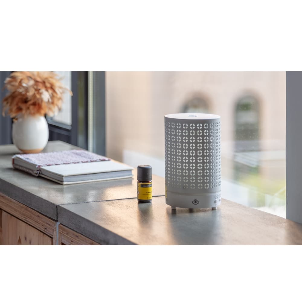 Difuzor aromaterapie cu ultrasunete, Serene House, Cosmos, 90 ml, 10 W, alb