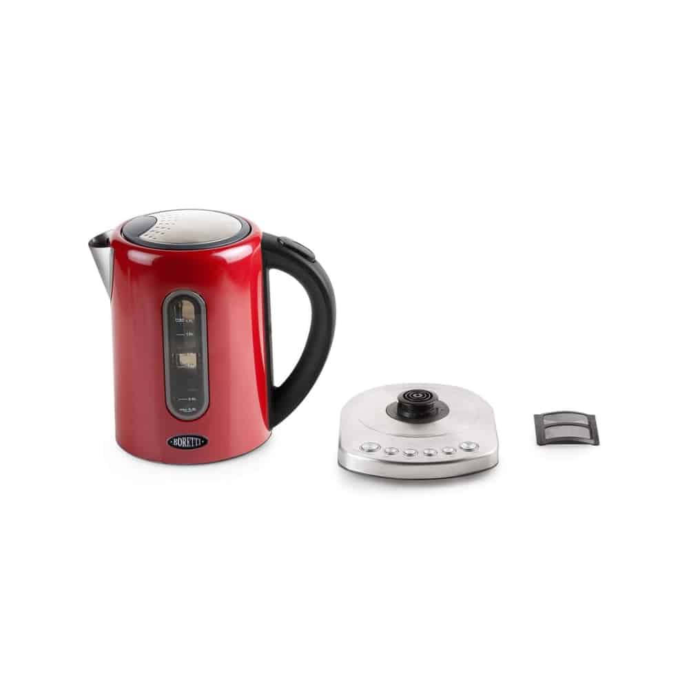 Fierbator apa, Boretti, B511, 1.7 litri, 2200 W, rosu