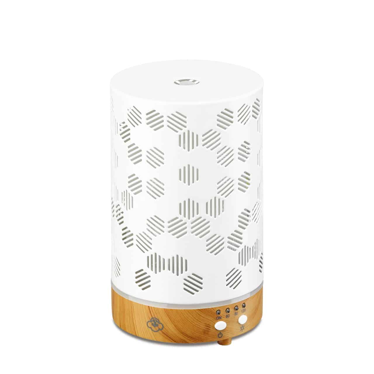 Difuzor aromaterapie cu ultrasunete, Serene House, Honeycomb, 90 ml, 10 W, alb