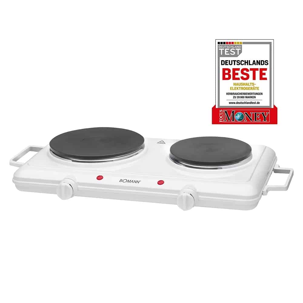 Plita electrica, Bomann, DKP5028CB, 2 zone, alb