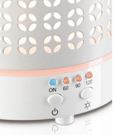 Difuzor aromaterapie cu ultrasunete, Serene House, Cosmos, 90 ml, 10 W, alb