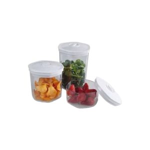 Set 3 caserole pentru vidat, 700+1400+2000 ml, Solis, 92278