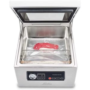 Aparat de vidat cu camera profesional, Solis, Chamber Vac Pro, vidare uscata/umeda/marinare, inox
