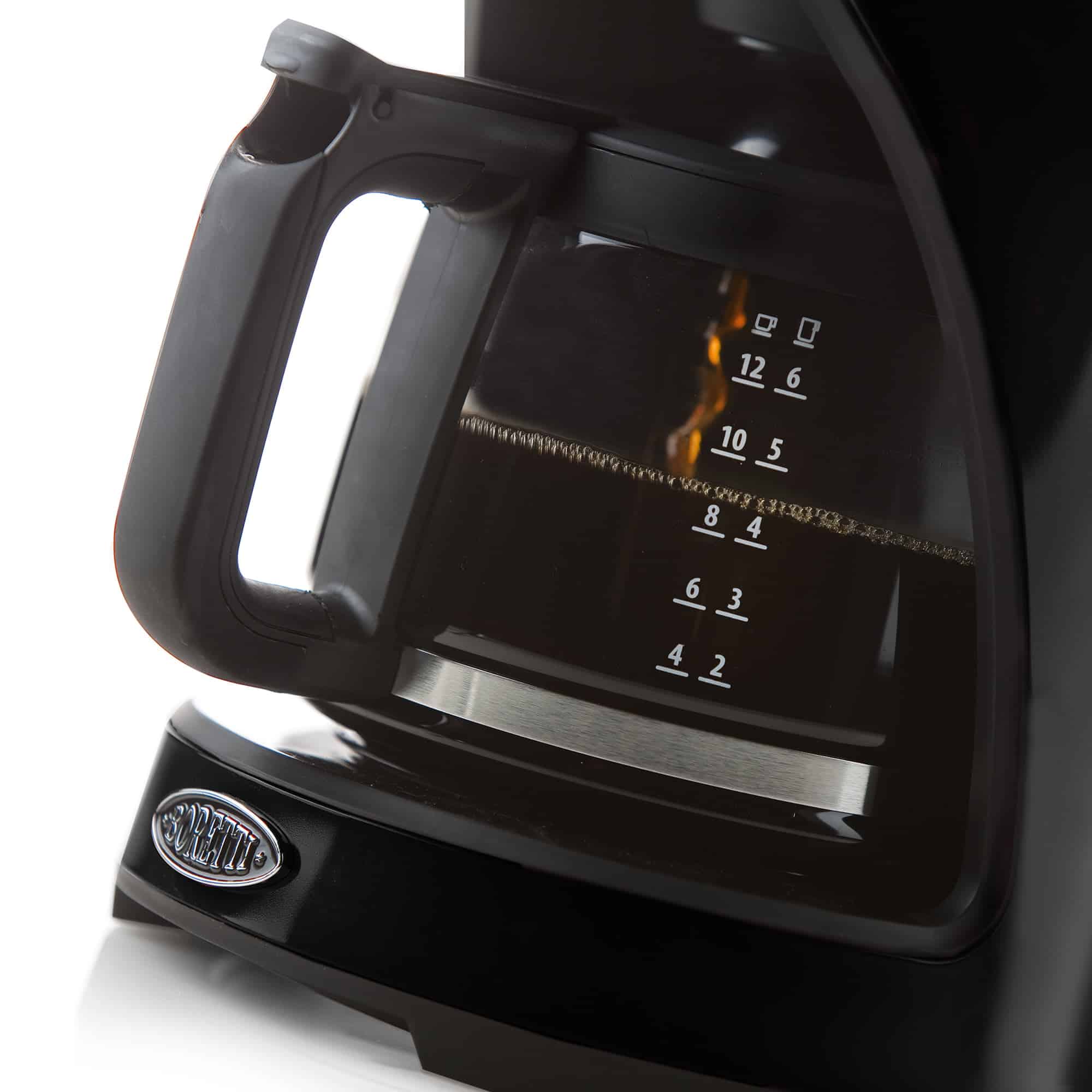 Cafetiera programabila, Boretti, Caffe Americano, 12 cani, negru