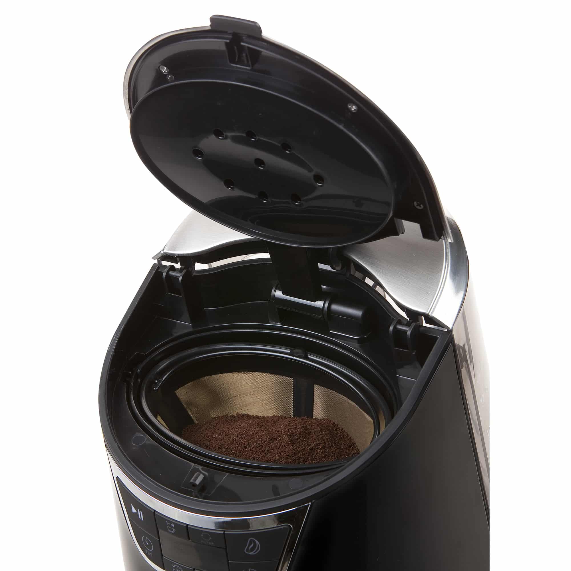 Cafetiera programabila, Boretti, Caffe Americano, 12 cani, negru
