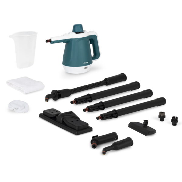 Aparat de curatat cu aburi, H.Koenig, NV680, 1200 W, 400 ml, verde