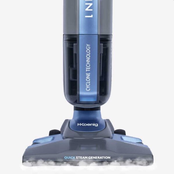Aspirator vertical cu mop integrat 3in1, fara sac, H.Koenig, ARYA600, 1800 W, albastru
