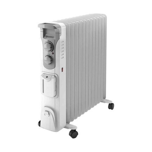 Calorifer electric de podea, Olimpia Splendid, Caldorad Humi 13, 2500 W, alb