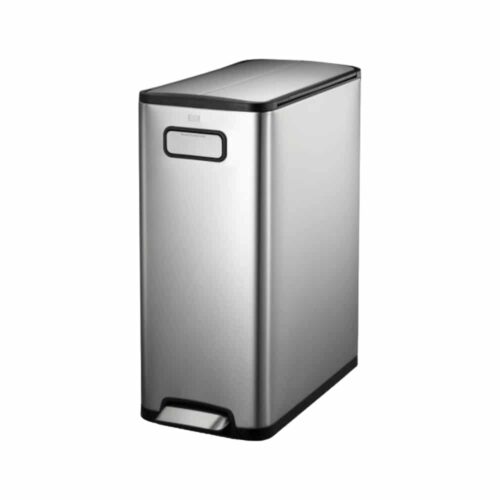 Cos de gunoi cu pedala, EKO, Ecofly Pedal, 45 litri, 1 compartiment, inox