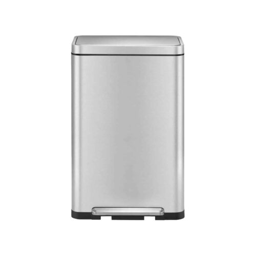 Cos de gunoi cu pedala, EKO, X-Cube Kitchen, 30 litri, 1 compartiment, inox