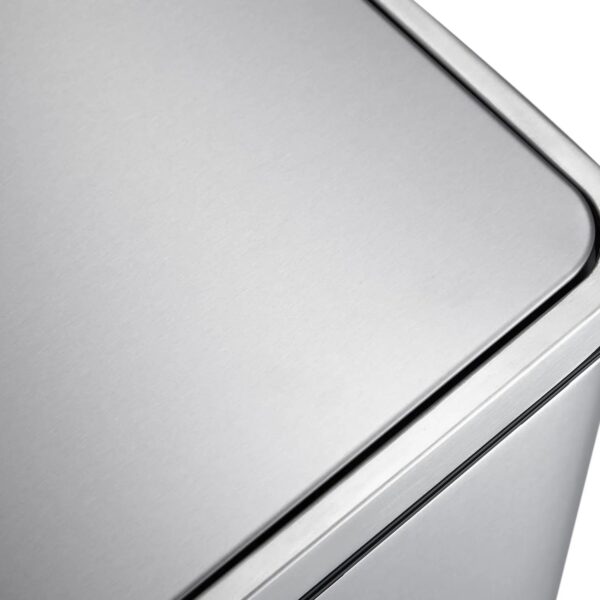 Cos de gunoi cu pedala, EKO, X-Cube Kitchen, 30 litri, 1 compartiment, inox