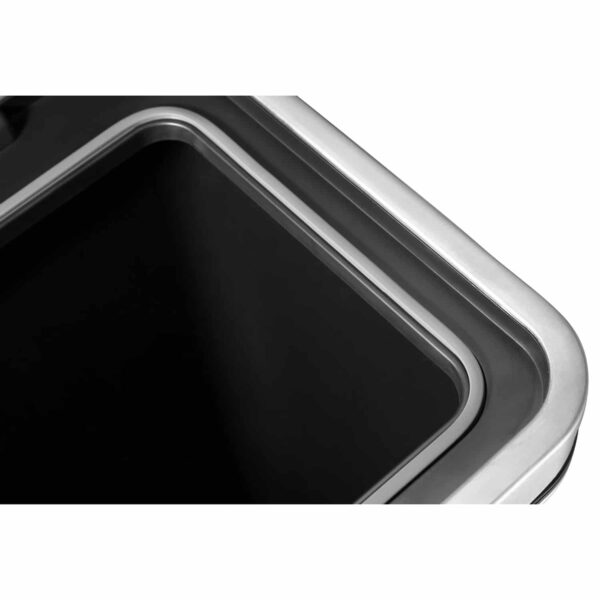 Cos de gunoi cu pedala, EKO, X-Cube Kitchen, 30 litri, 1 compartiment, inox