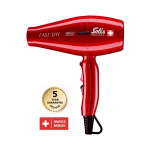 Uscator de par, Solis, Fast Dry, 2200 W, rosu