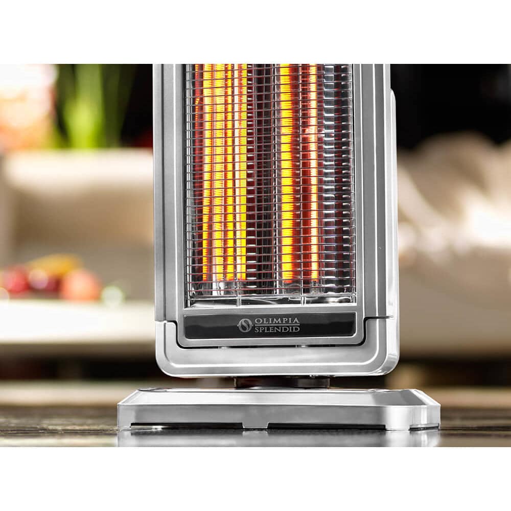 Radiator cu infrarosu de podea, Olimpia Splendid, Solaria Carbon, 1200 W, gri