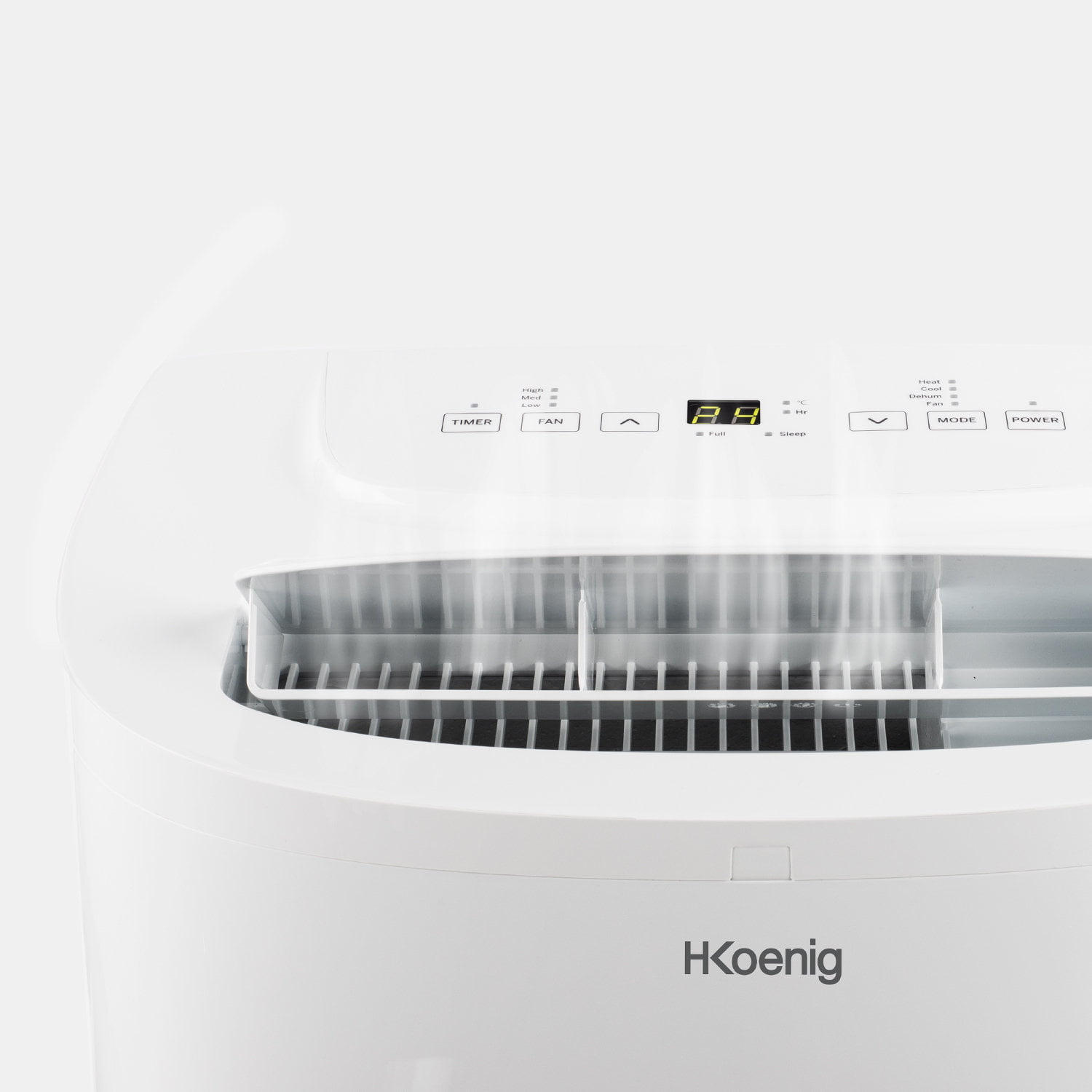 Aparat de aer conditionat portabil, H.Koenig, KOL7812, 12000 BTU, functie incalzire, alb