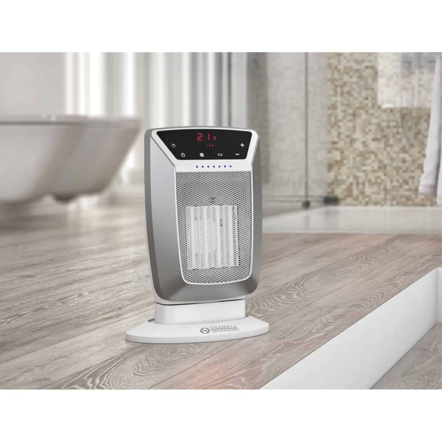 Aeroterma electrica cu termostat, Olimpia Splendid, CaldoStile D, 2000 W, alb