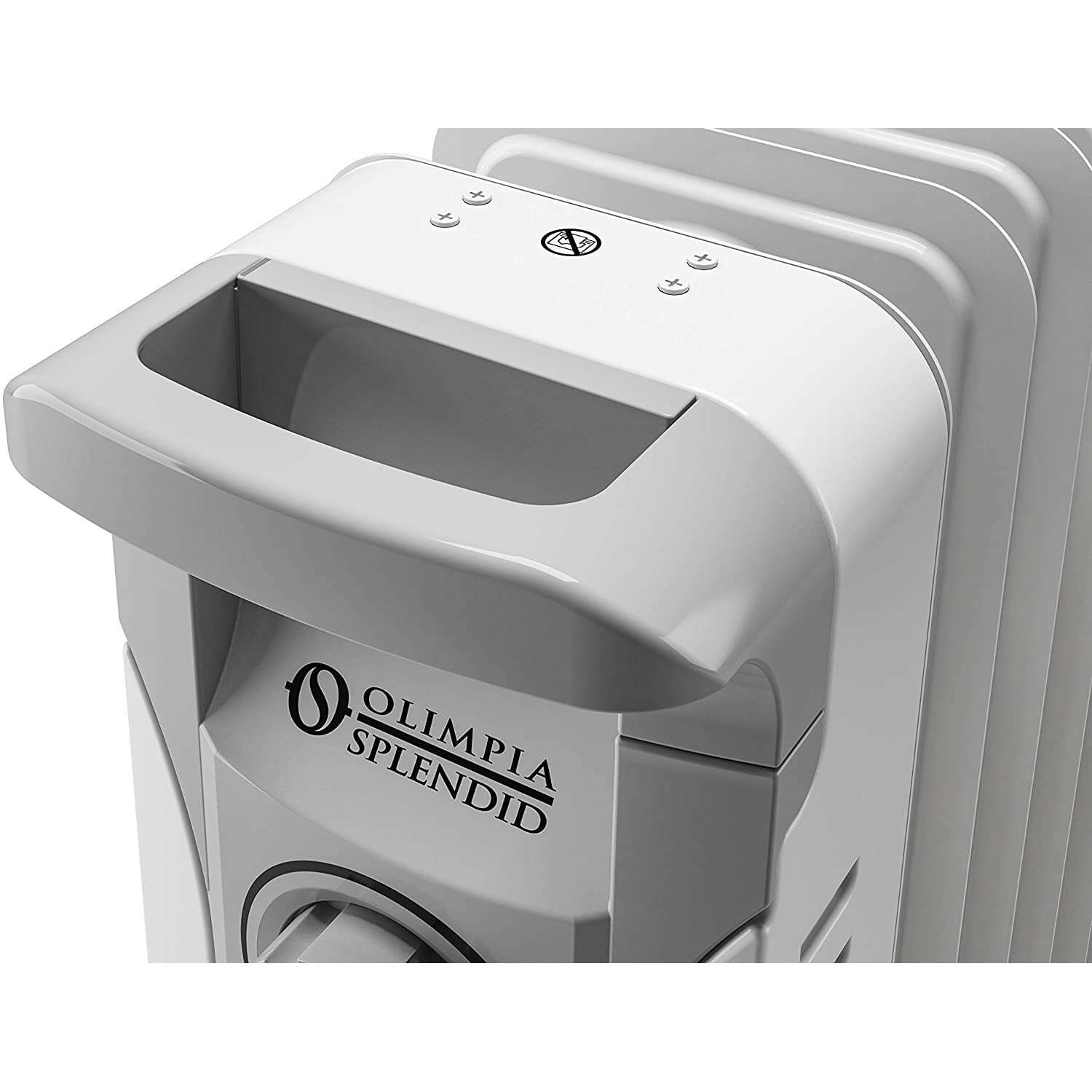 Calorifer electric de podea, Olimpia Splendid, Caldorad Humi 13, 2500 W, alb