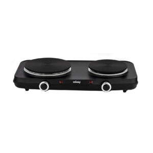 Plita electrica, Weasy, PLW225, 2 zone, negru