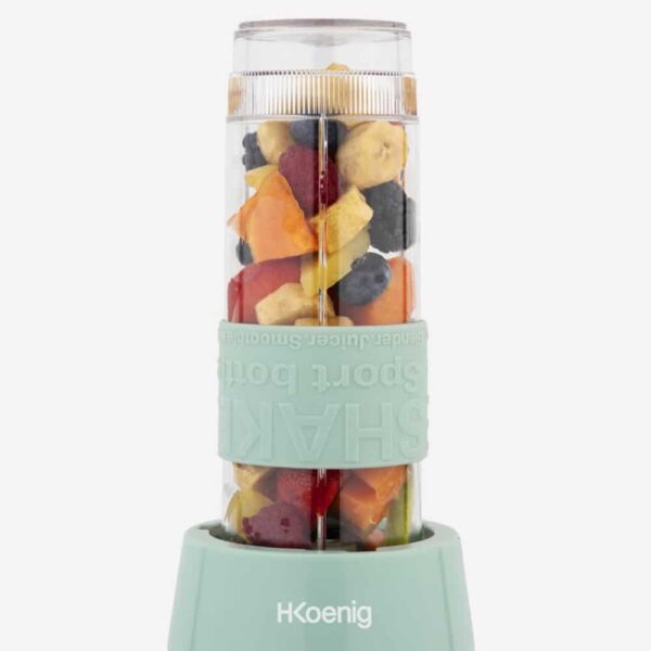 Mini blender, H.Koenig – SMOO18, verde deschis