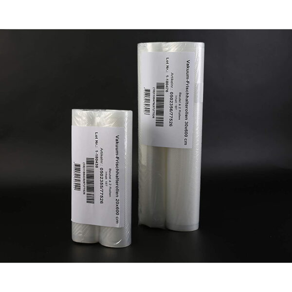 Set de 2 role folie gofrate pentru vidat 15x600 cm, Solis - 92252